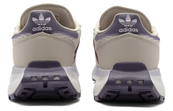 (W) Adidas Originals Retropy E5 Shoes Beige White Purple IE0504