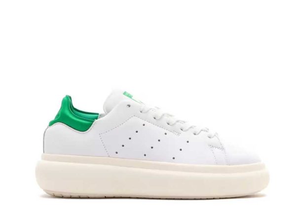 (W) Adidas Originals Stan Smith PF “Footwear White/Off White/Green” ID2786