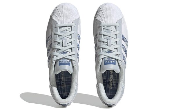 (W) Adidas Originals Superstar ‘White Gray Blue’ IG3005