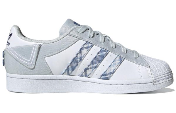 (W) Adidas Originals Superstar ‘White Gray Blue’ IG3005