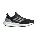 (W) Adidas PureBoost 23 Wide Black Silver Metallic IF8063