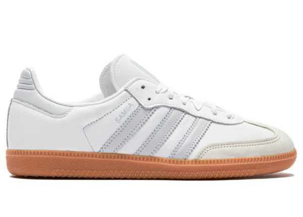 (W) Adidas Samba OG ‘White Halo Blue Gum’ IE0877