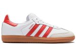 (W) Adidas Samba OG White Solar Red Gum IF6513