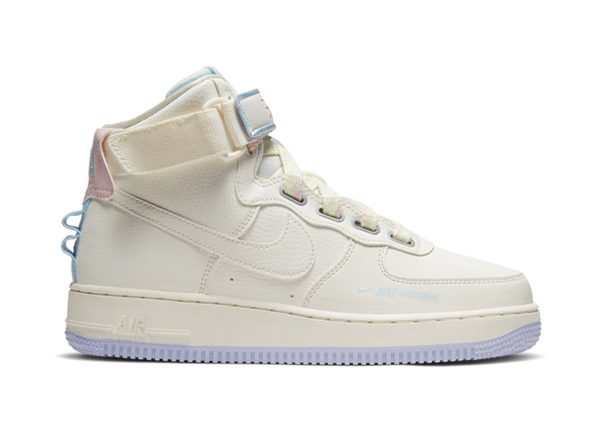 (W) Air Force 1 High Utility ‘Force is Female’ Sail Lavender Mist CQ4810-111