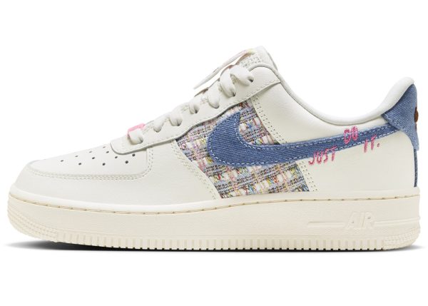 (W) Air Force 1 Low 07 LX Denim BouclÃ© FJ7740-141