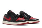 (W) Air Jordan 1 Low Bred Sail DC0774-061