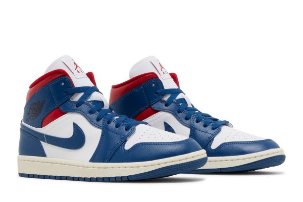 (W) Air Jordan 1 Mid French Blue BQ6472-146