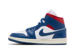 (W) Air Jordan 1 Mid French Blue BQ6472-146