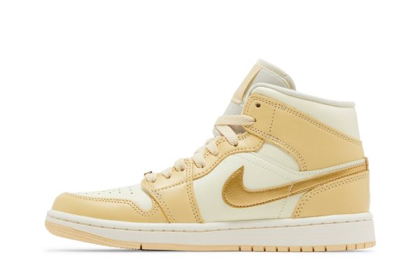 (W) Air Jordan 1 Mid ‘Pale Vanilla Gold’ FB9892-200