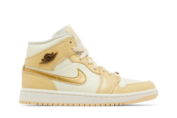 (W) Air Jordan 1 Mid ‘Pale Vanilla Gold’ FB9892-200