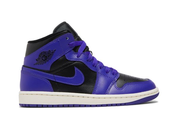 (W) Air Jordan 1 Mid ‘Purple and Black’ BQ6472-051