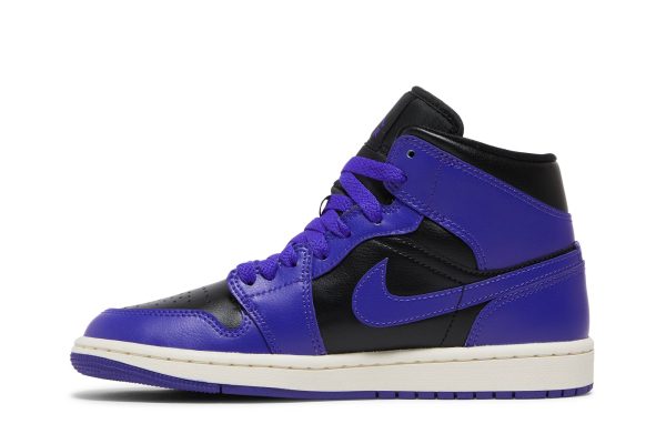 (W) Air Jordan 1 Mid ‘Purple and Black’ BQ6472-051