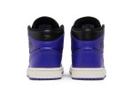 (W) Air Jordan 1 Mid ‘Purple and Black’ BQ6472-051