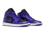 (W) Air Jordan 1 Mid ‘Purple and Black’ BQ6472-051