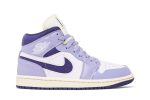 (W) Air Jordan 1 Mid ‘Purple Chenille’ DZ3745-500