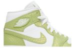 (W) Air Jordan 1 Mid SE Green Python DV2959-113