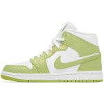 (W) Air Jordan 1 Mid SE Green Python DV2959-113