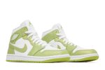 (W) Air Jordan 1 Mid SE Green Python DV2959-113