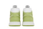 (W) Air Jordan 1 Mid SE Green Python DV2959-113