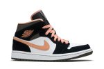 (W) Air Jordan 1 Mid SE Peach Mocha DH0210-100