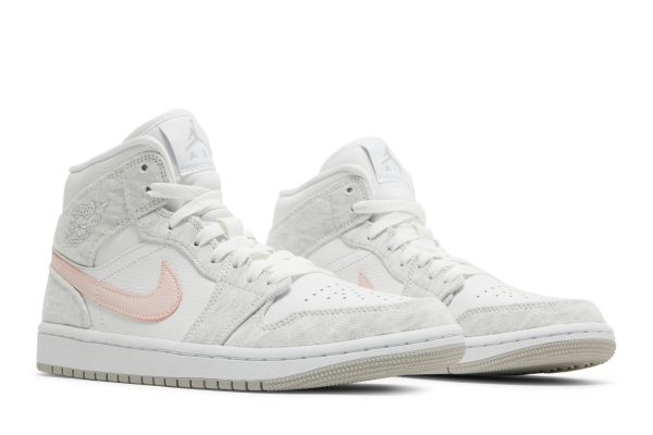 (W) Air Jordan 1 Mid SE White Light Iron Ore DN4045-001