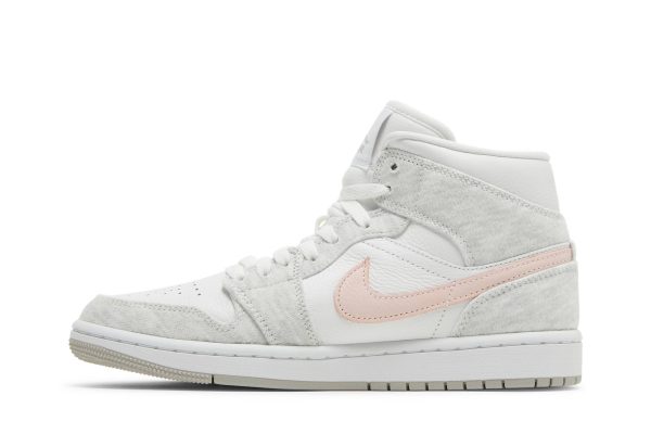 (W) Air Jordan 1 Mid SE White Light Iron Ore DN4045-001