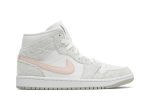 (W) Air Jordan 1 Mid SE White Light Iron Ore DN4045-001