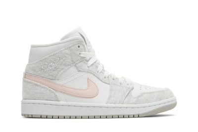 (W) Air Jordan 1 Mid SE White Light Iron Ore DN4045-001