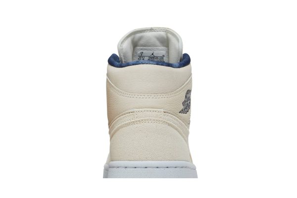 (W) Air Jordan 1 Mid SE White Midnight Navy DM9126-104