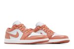 (W) (GS) Air Jordan Air 1 Low Sky Orange DC0774-080