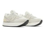 (W) New Balance 574+ White Grey WL574ZAA