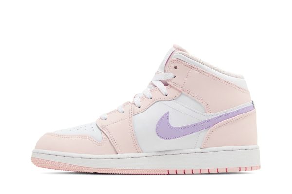 (Y) Air Jordan 1 Mid Pink Wash FD8780-601